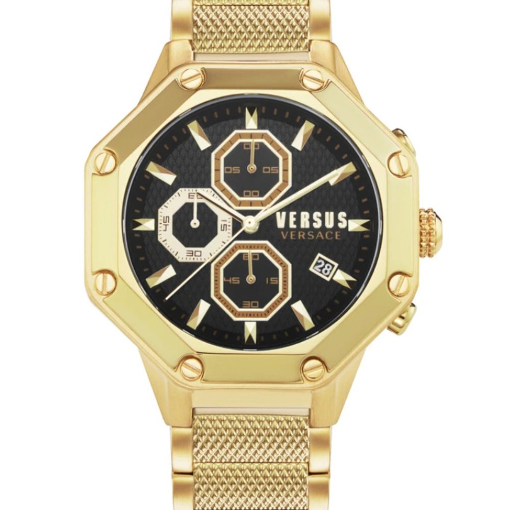 Versace Versus 45mm Gold Kowloon Watch